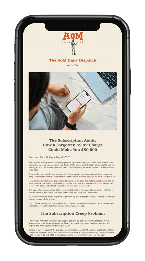 Daily Dispatch newsletter preview
